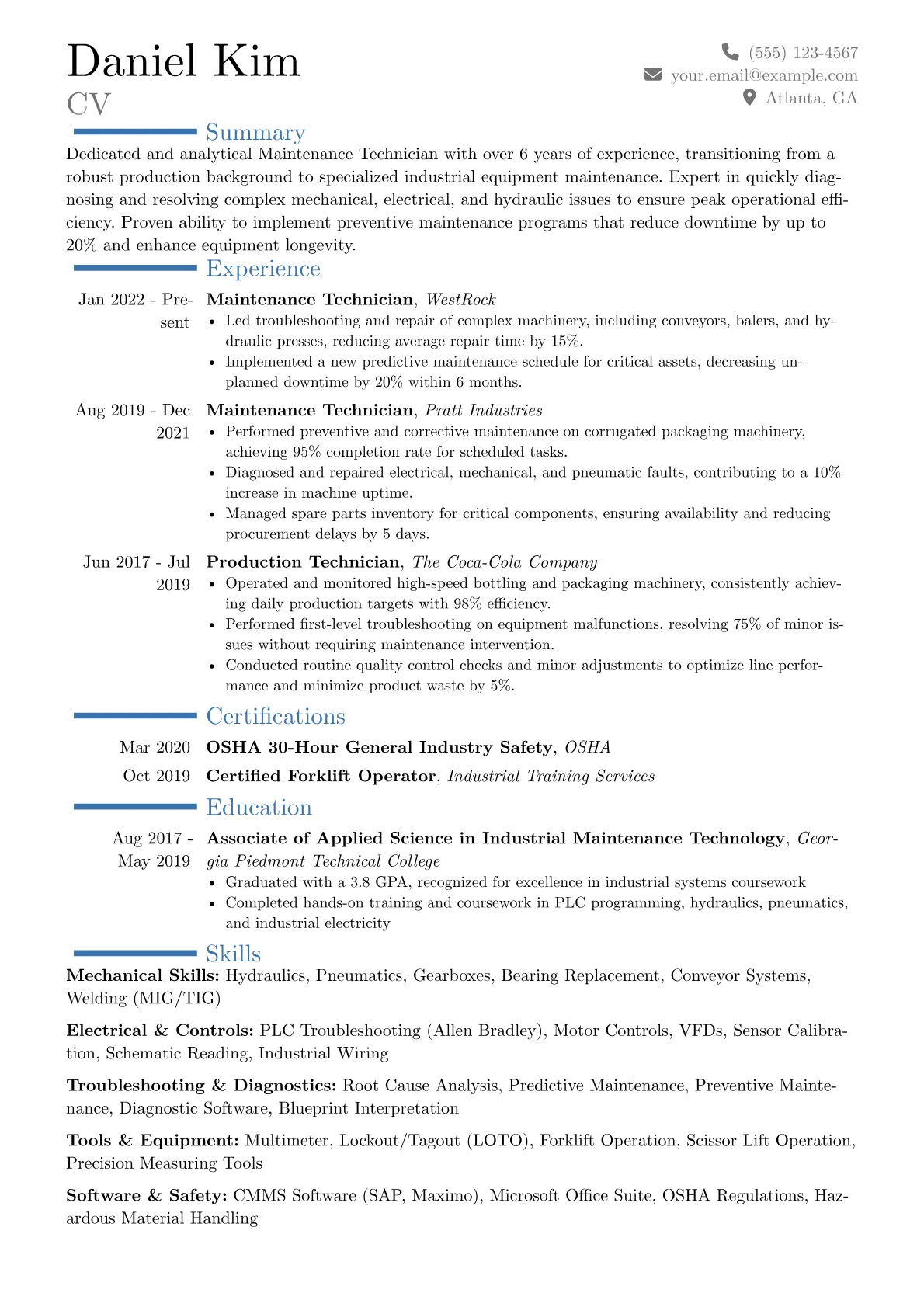 Career changer version - Page 1