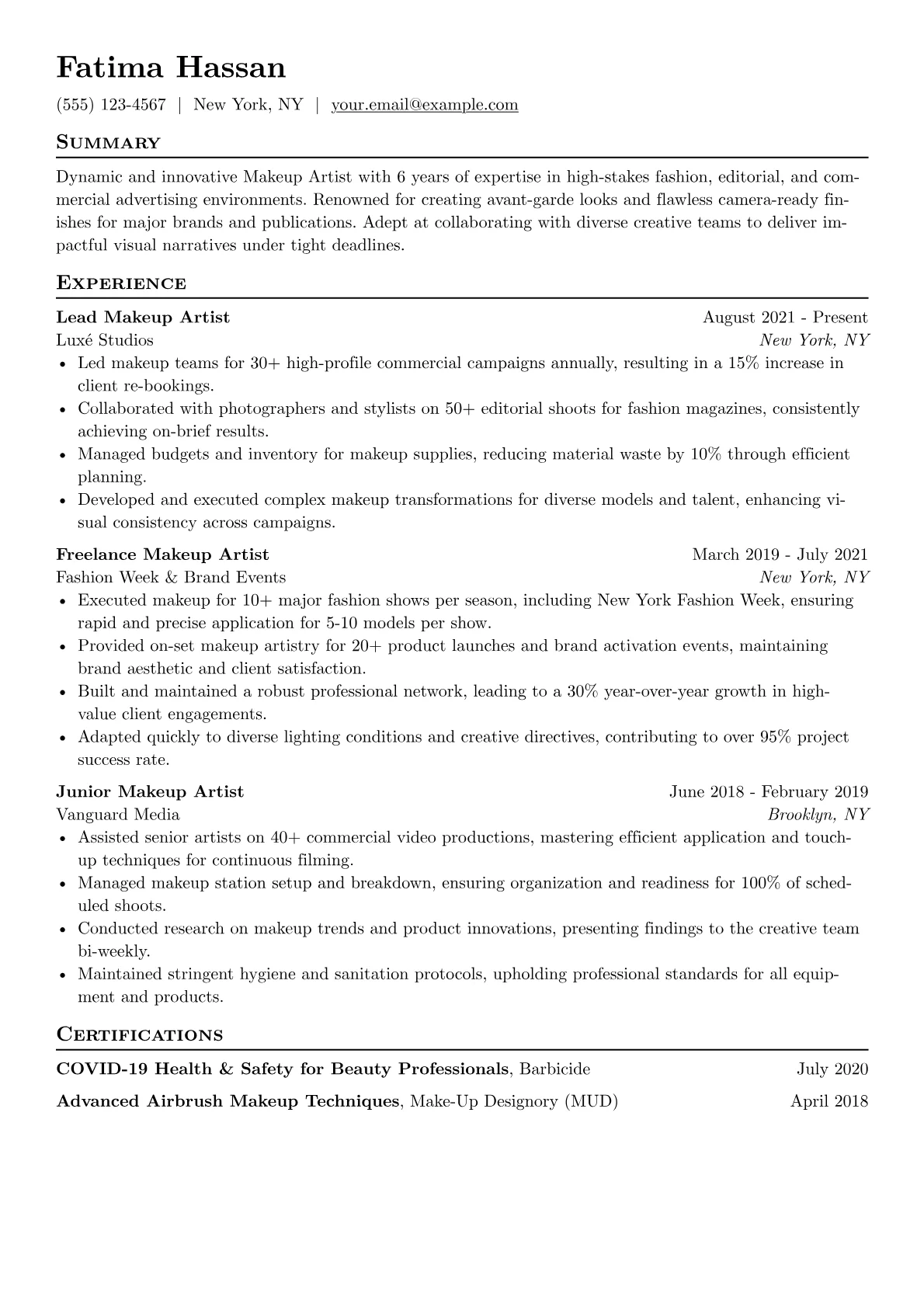 Fashion & Commercial version - Page 1