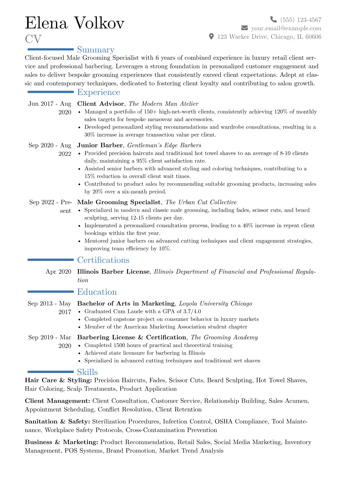 Career changer version - Page 1
