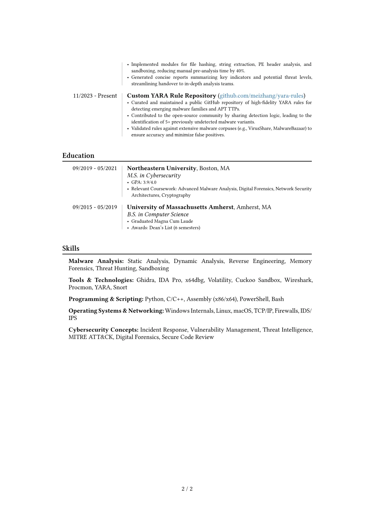 Career changer version - Page 2