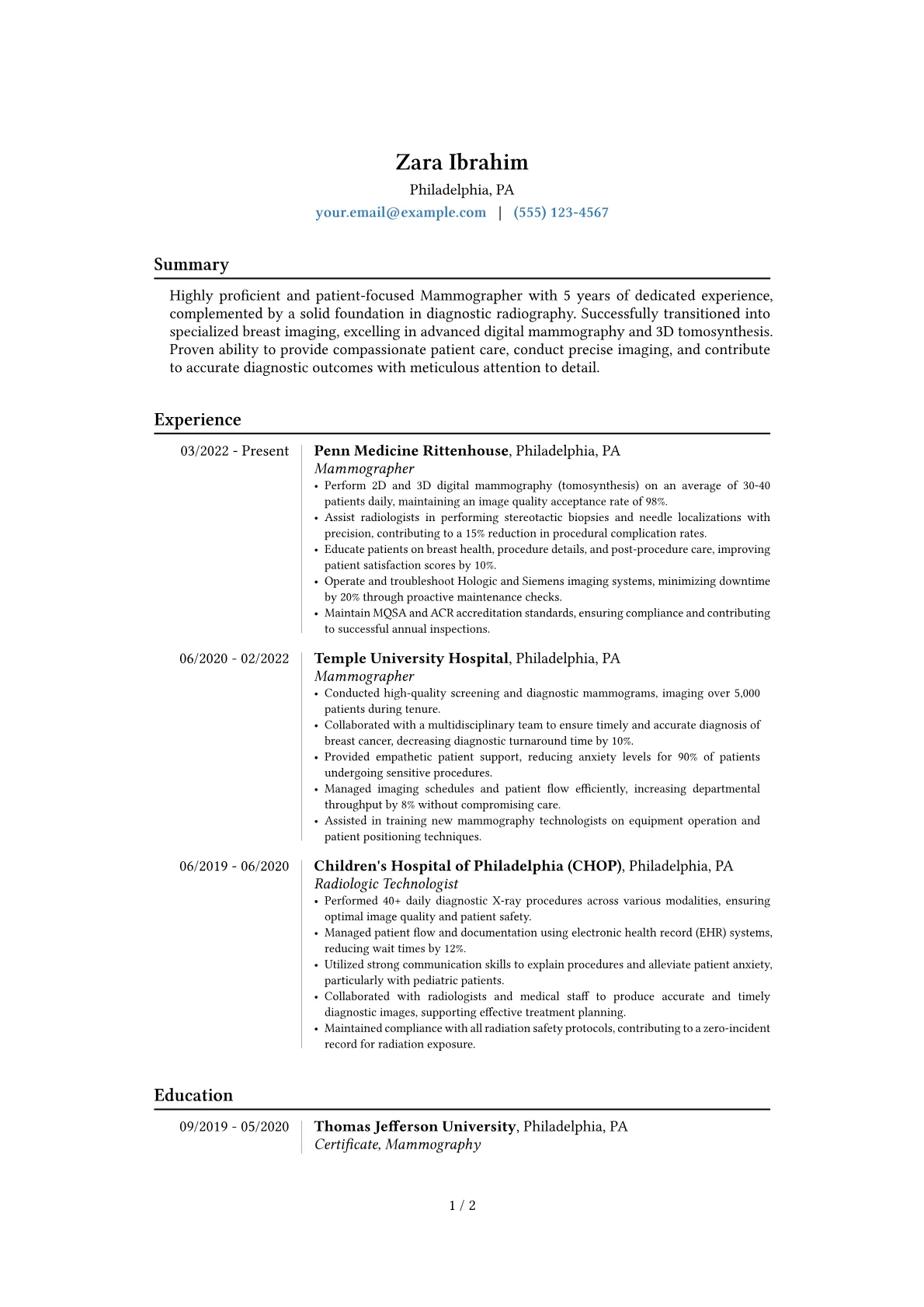 Career changer version - Page 1
