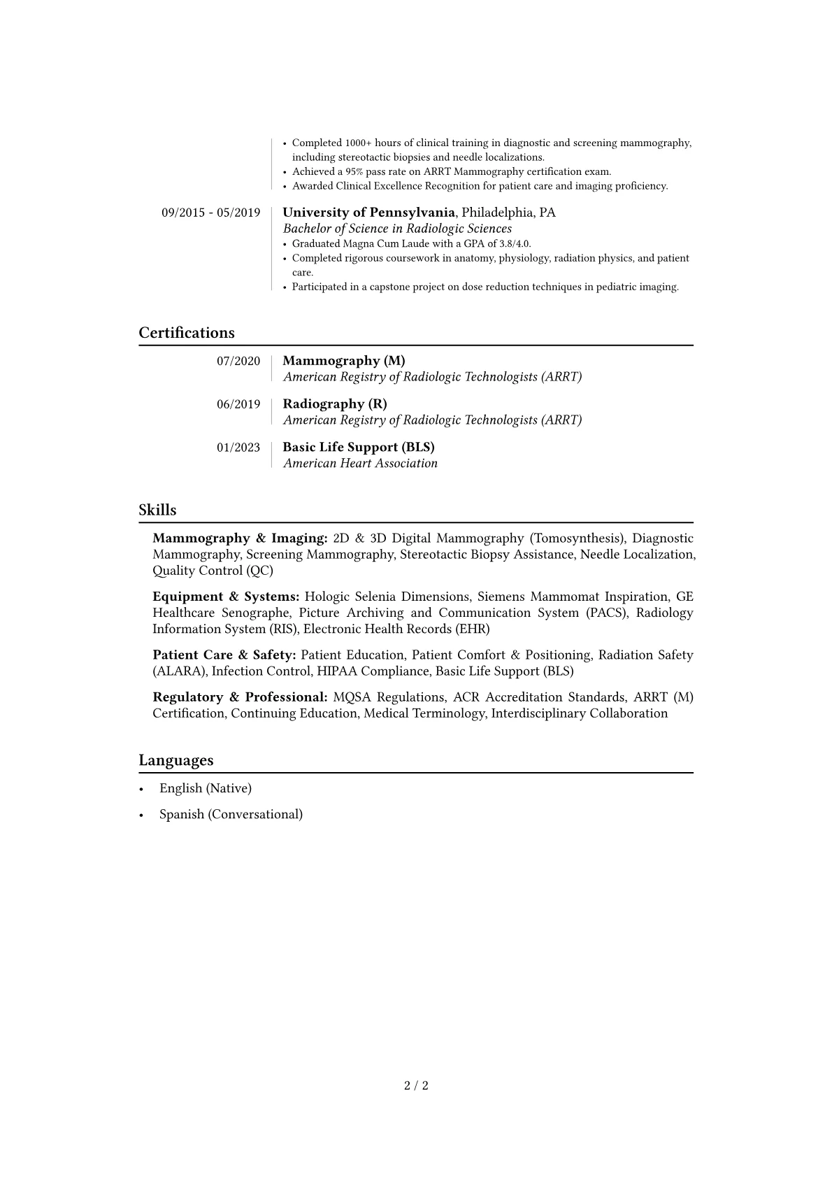 Career changer version - Page 2