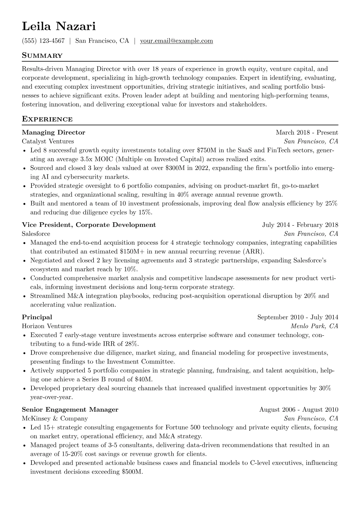 Tech Growth Equity version - Page 1