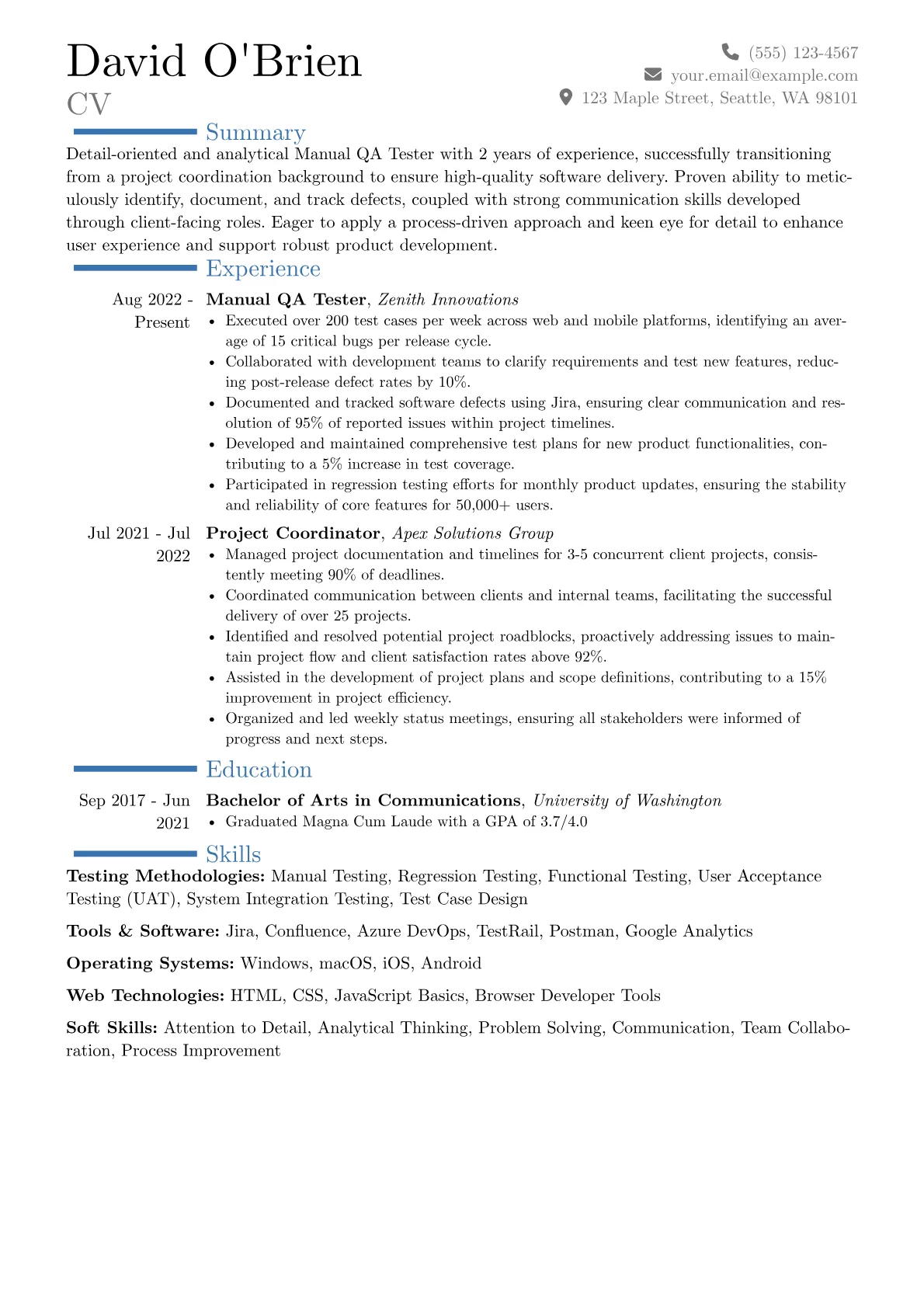 Career changer version - Page 1