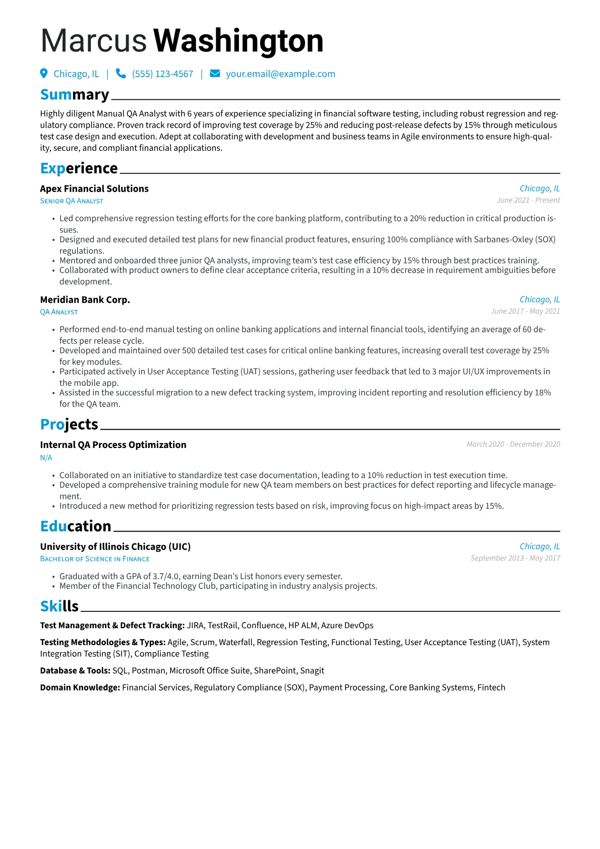 Manual Testing - Financial version - Page 1