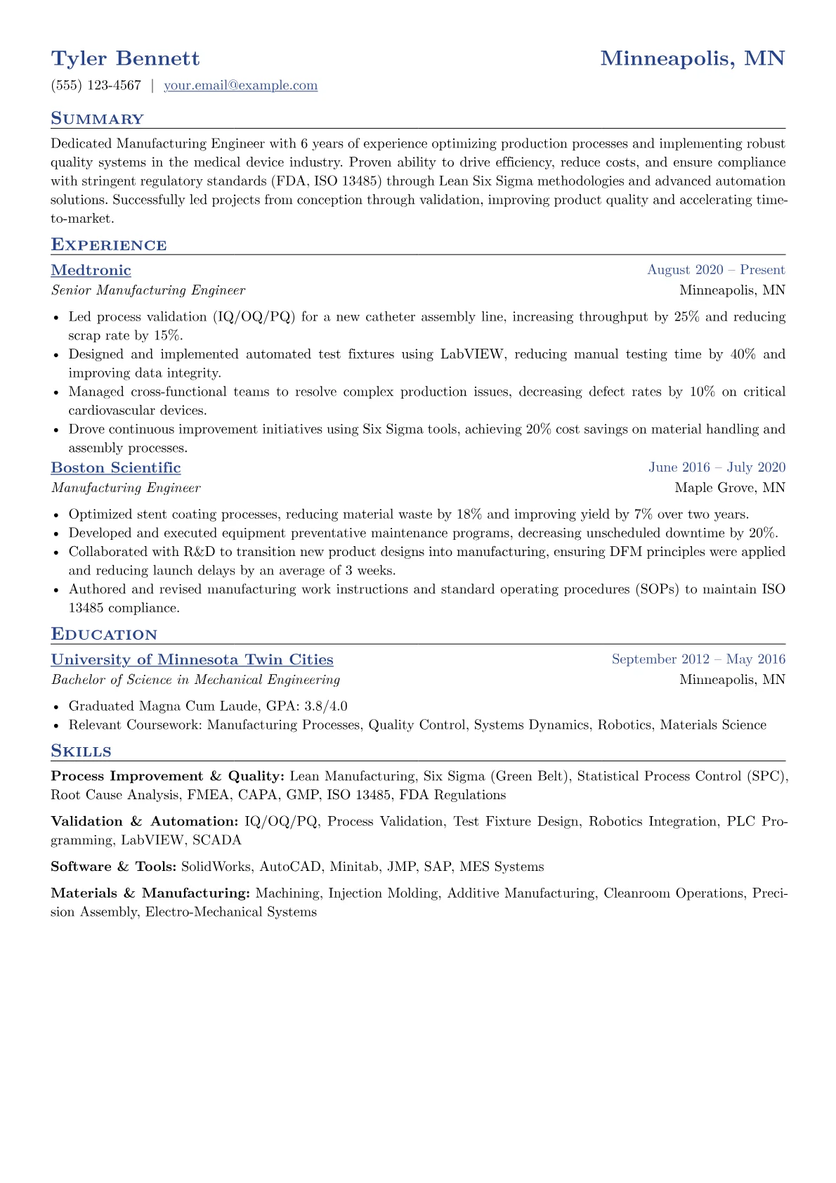 Process Improvement version - Page 1