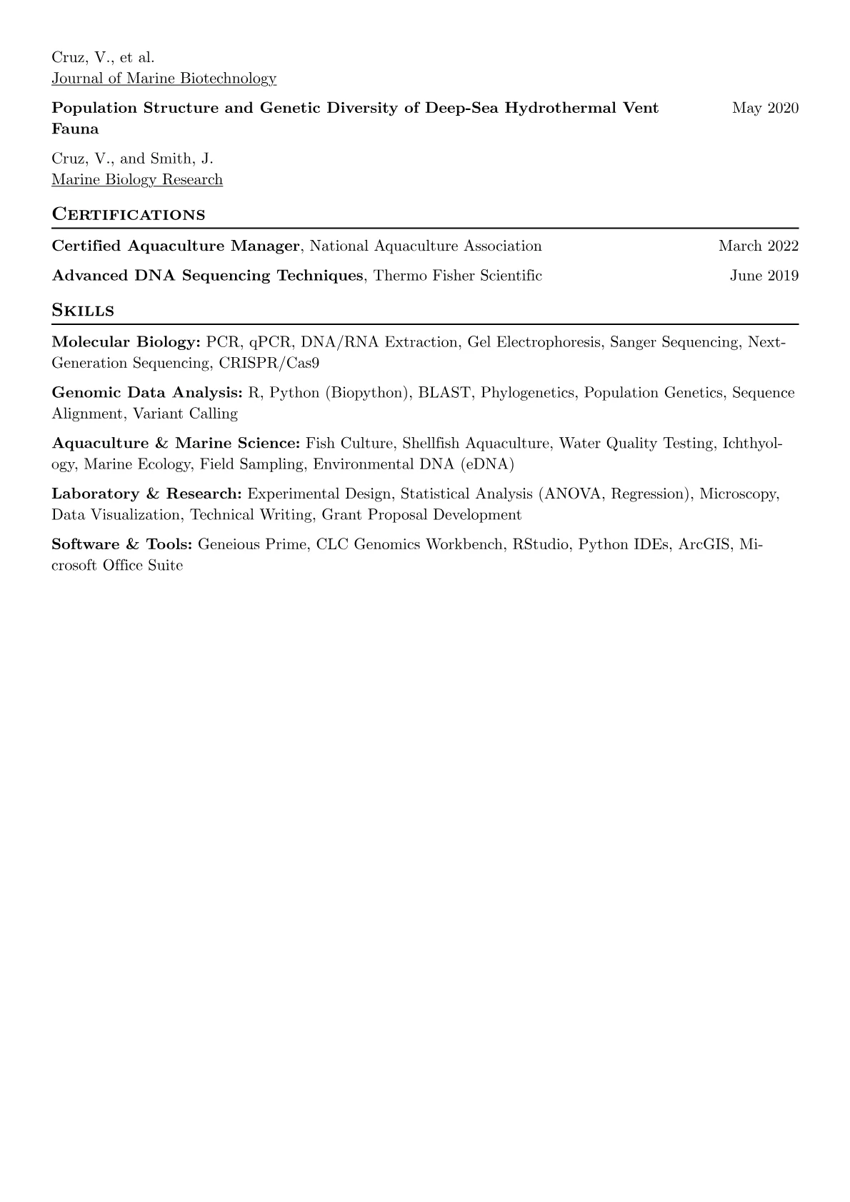 Marine Biotechnologist version - Page 2