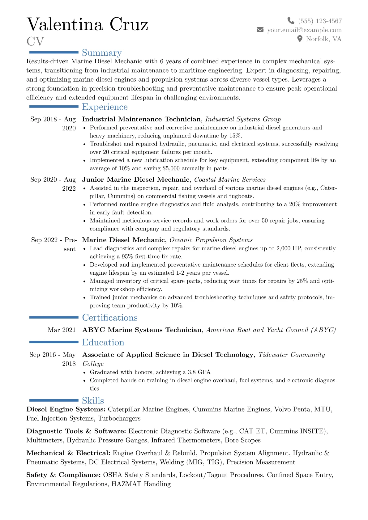 Career changer version - Page 1