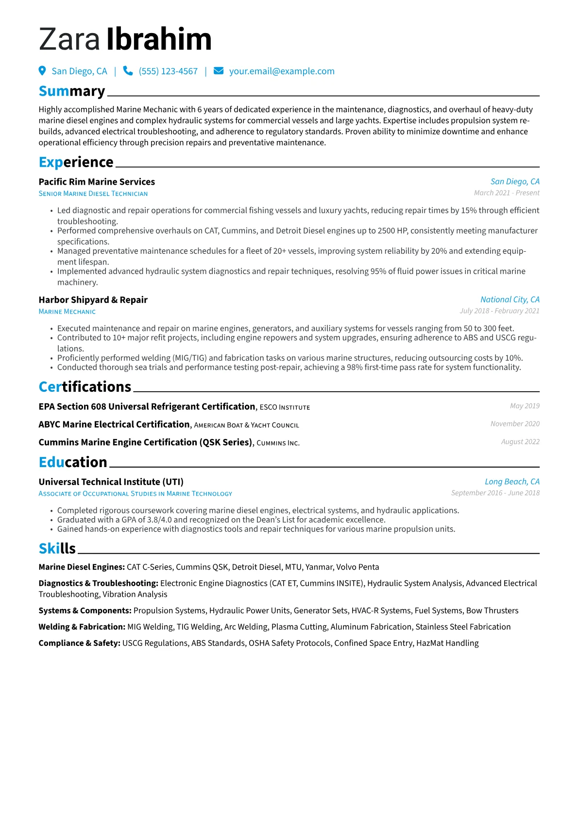 Commercial Vessel version - Page 1