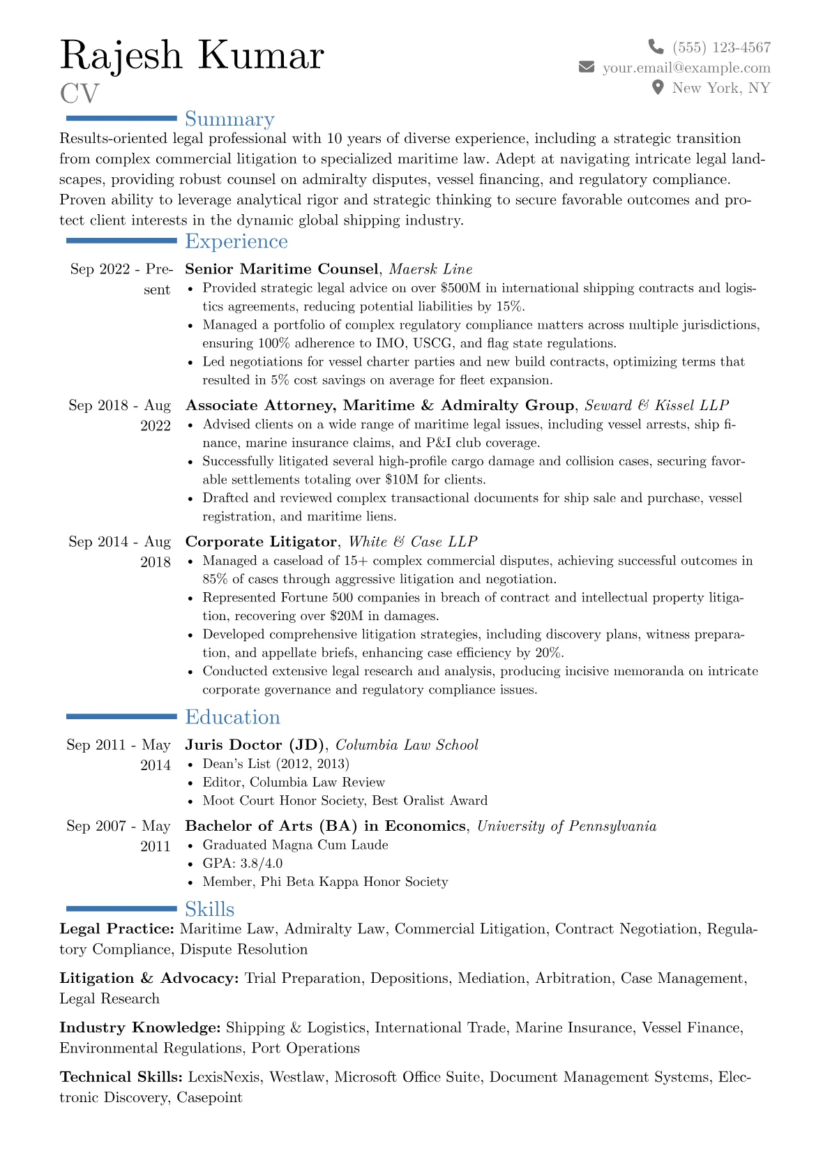 Career changer version - Page 1