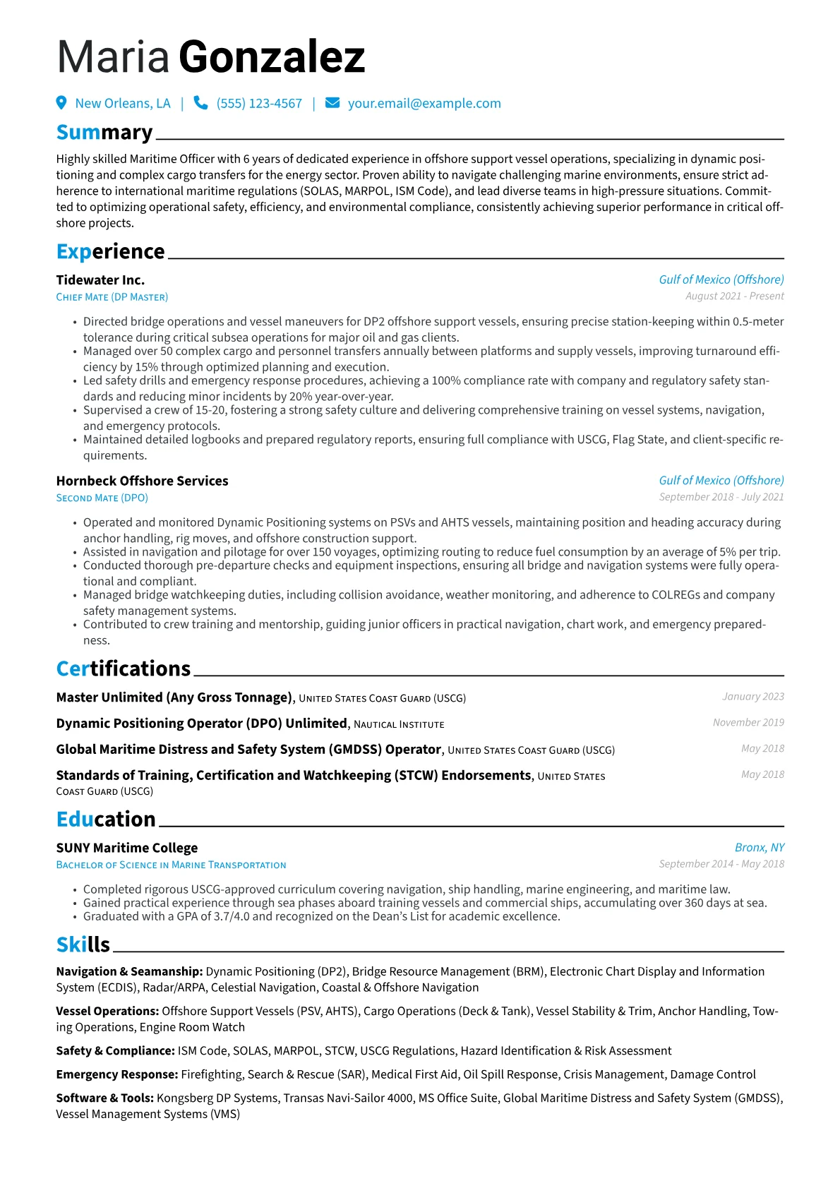 Maritime Officer version - Page 1
