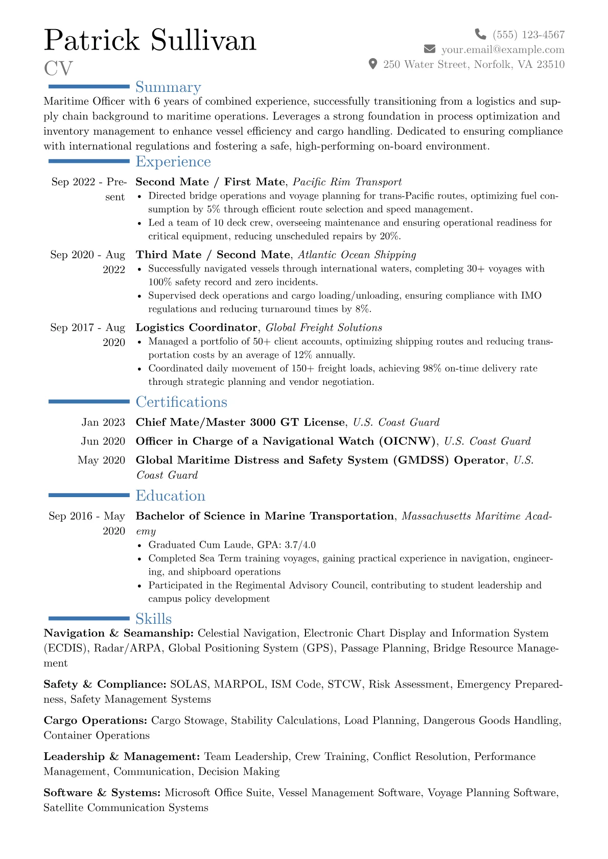 Career changer version - Page 1