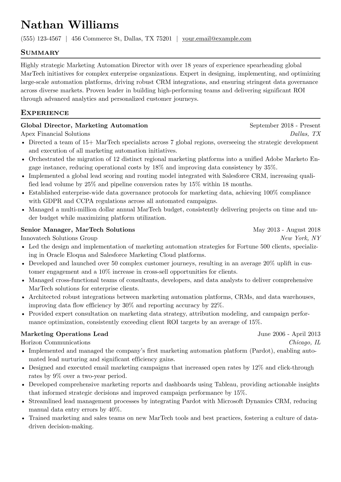 Enterprise MarTech Leader version - Page 1