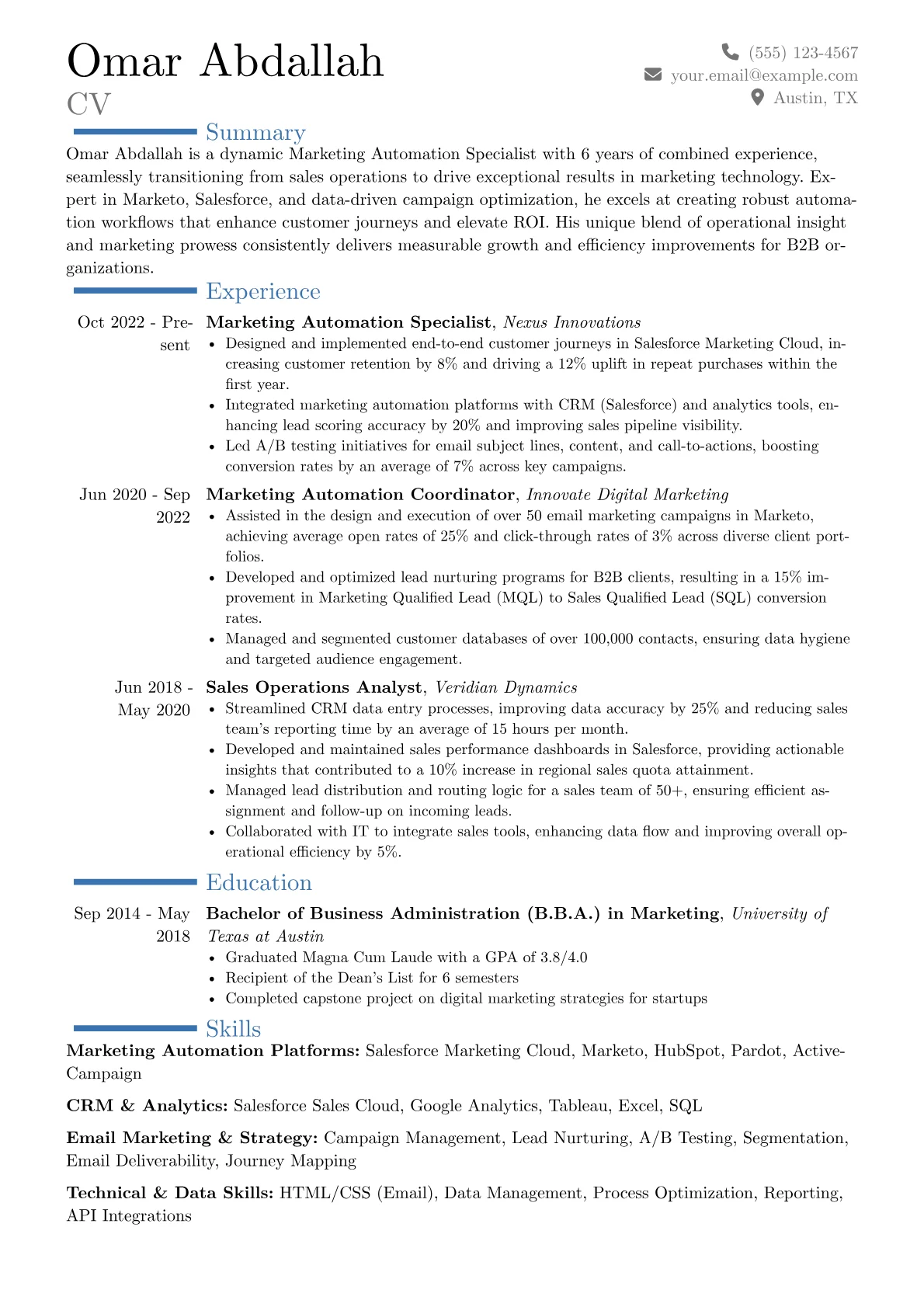Career changer version - Page 1
