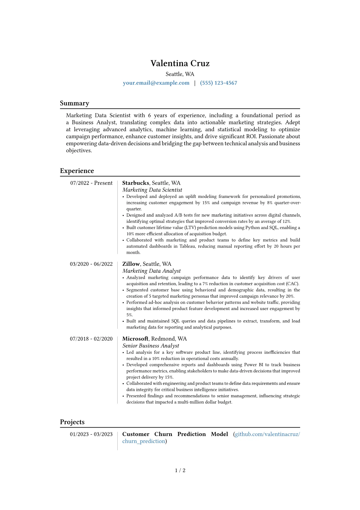 Career changer version - Page 1