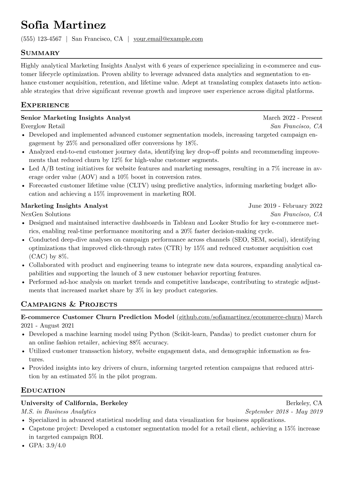 E-commerce Customer version - Page 1