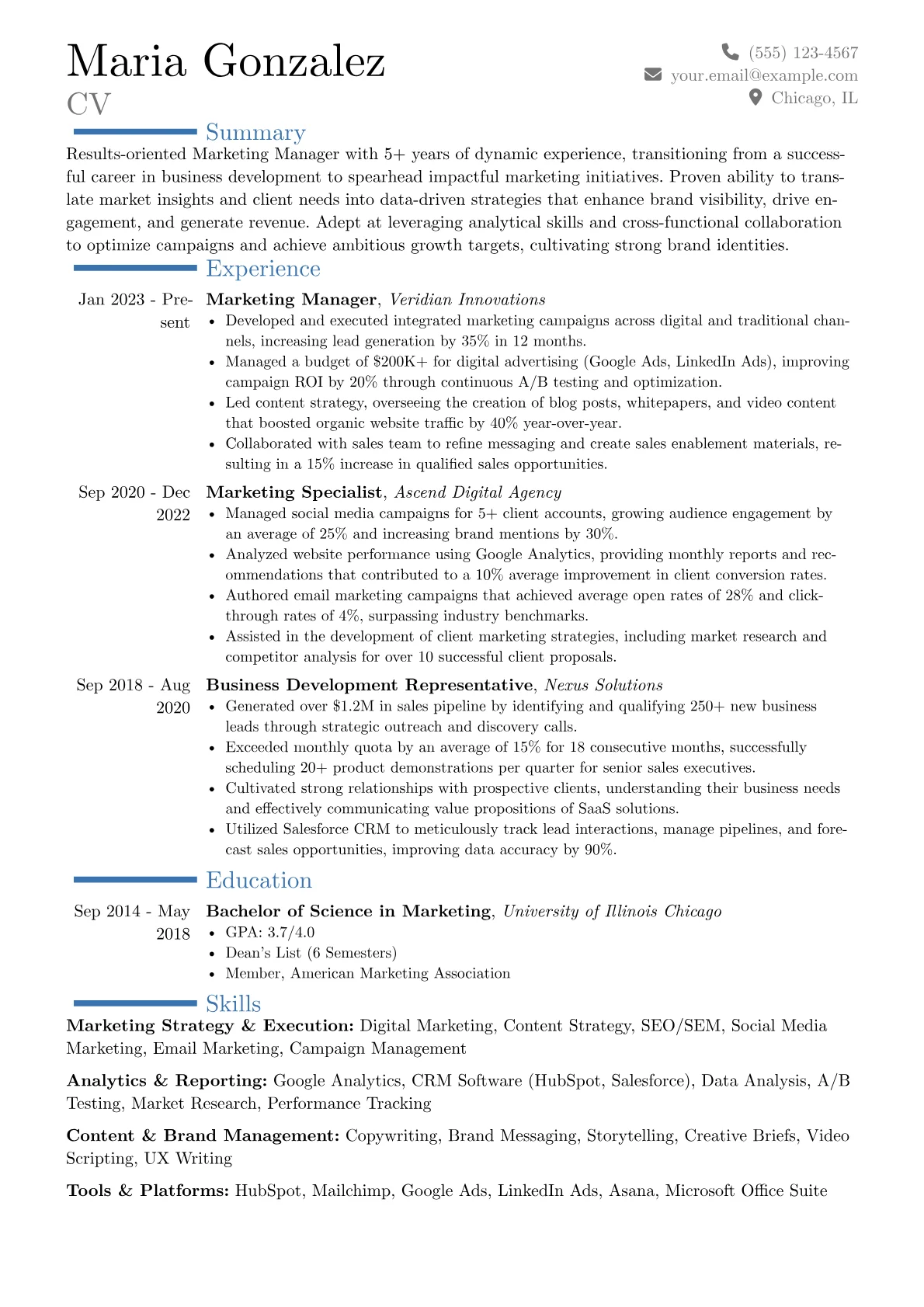 Career changer version - Page 1