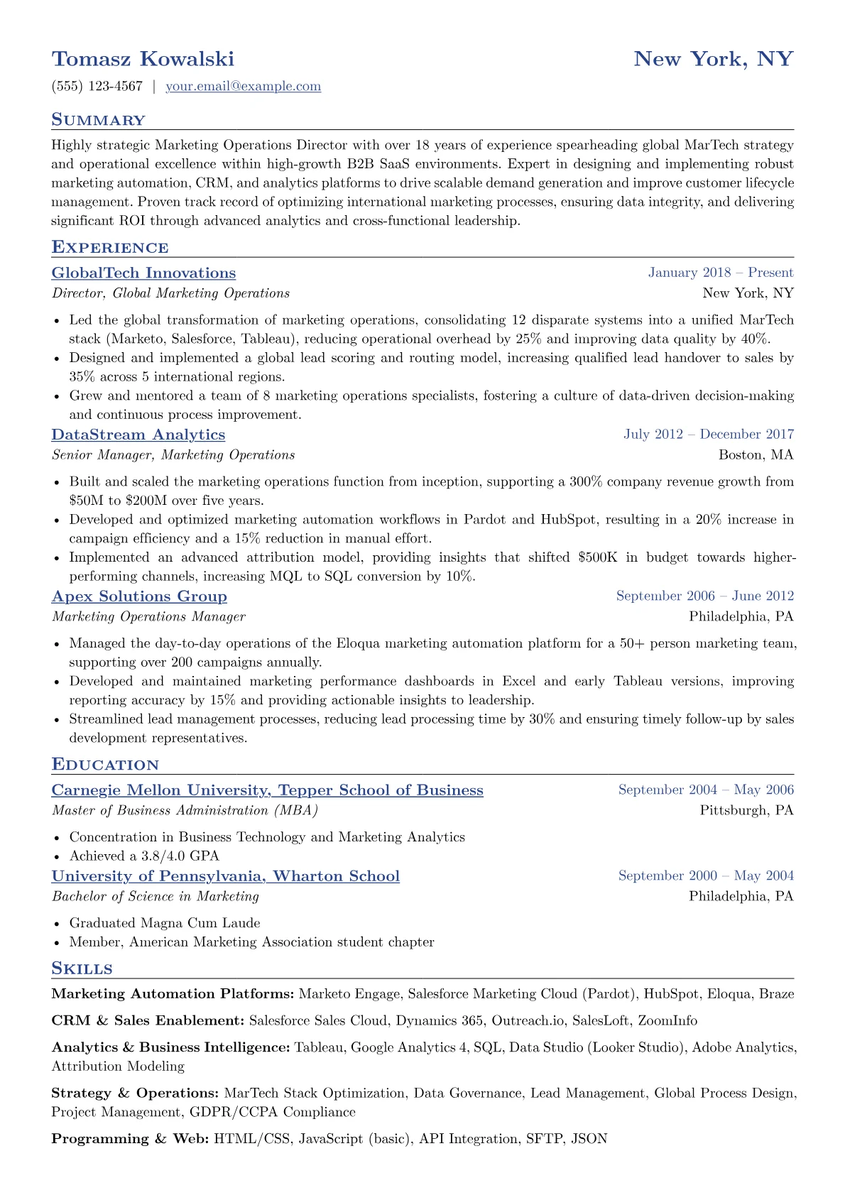 Marketing Operations version - Page 1