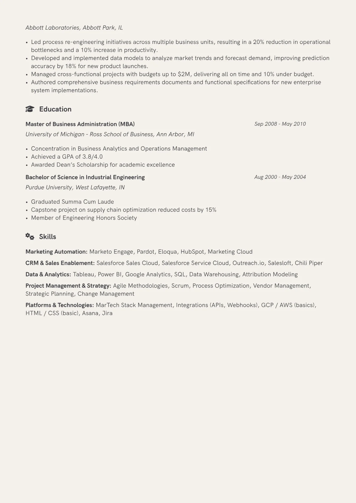 Career changer version - Page 2