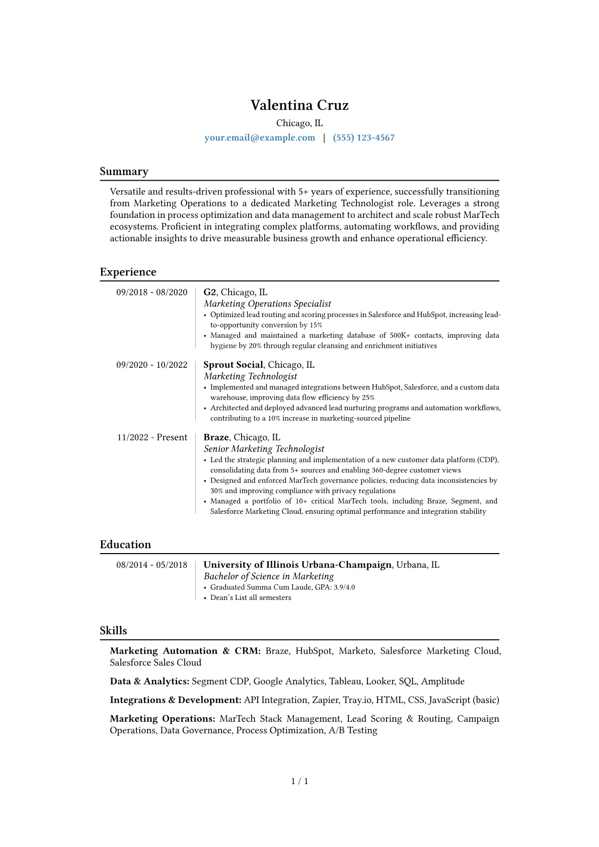 Career changer version - Page 1