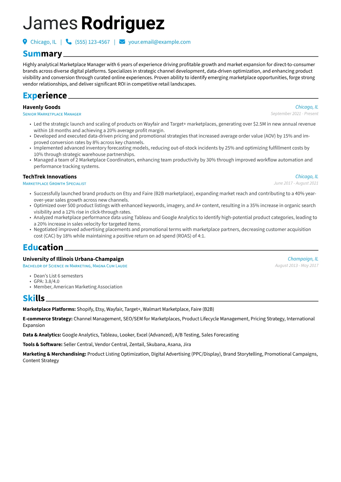 Marketplace Manager version - Page 1