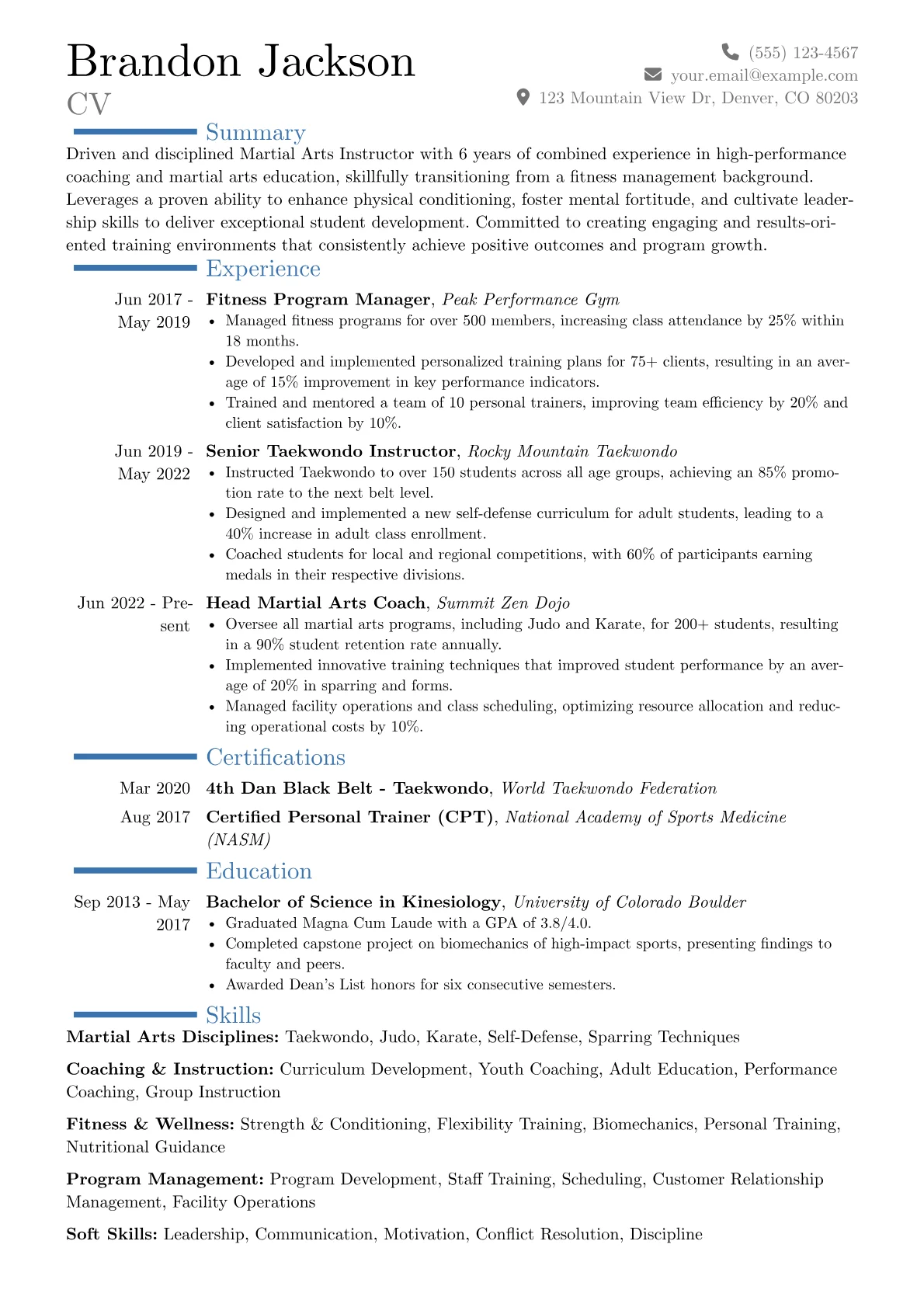 Career changer version - Page 1