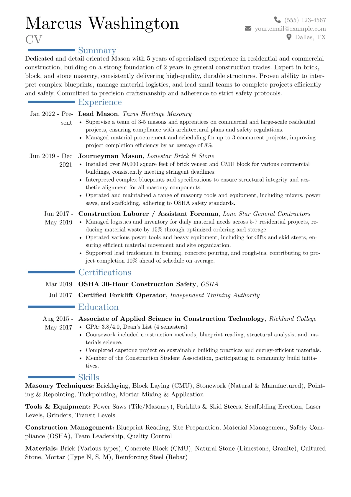 Career changer version - Page 1