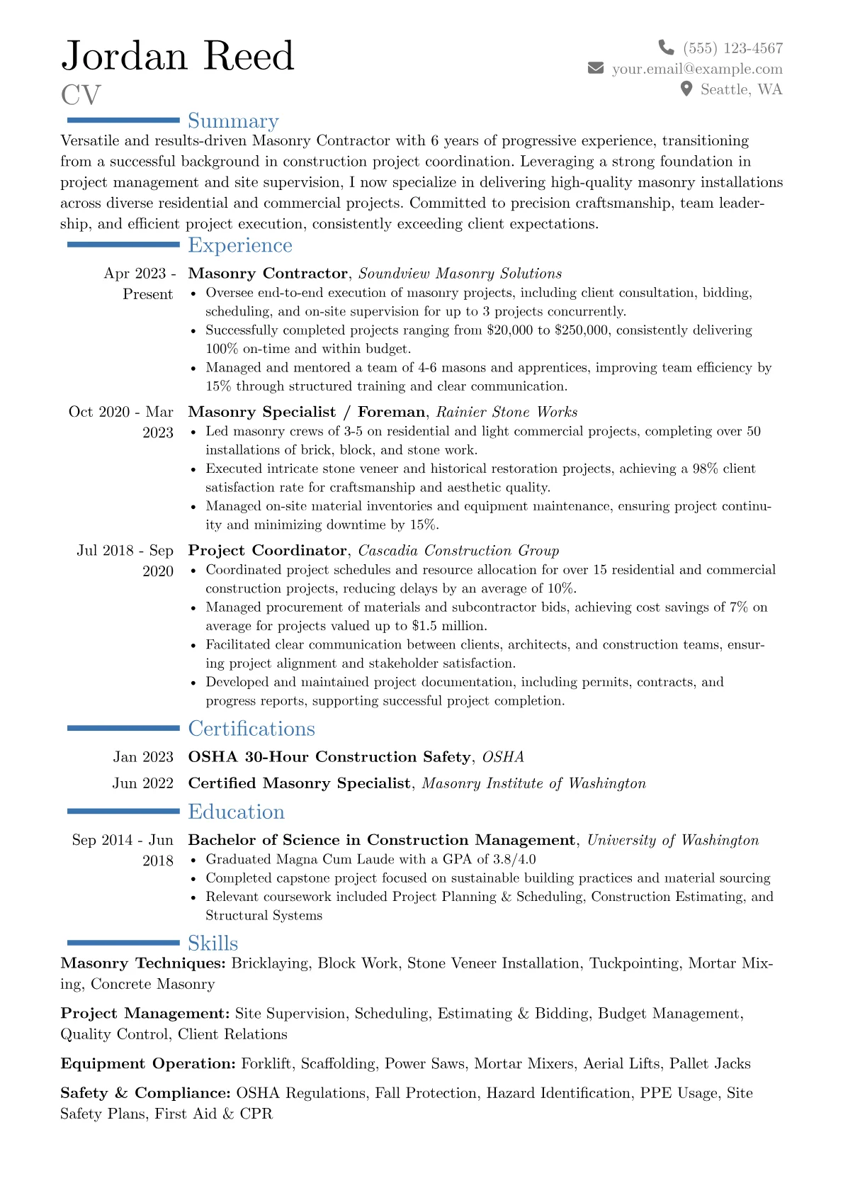 Career changer version - Page 1