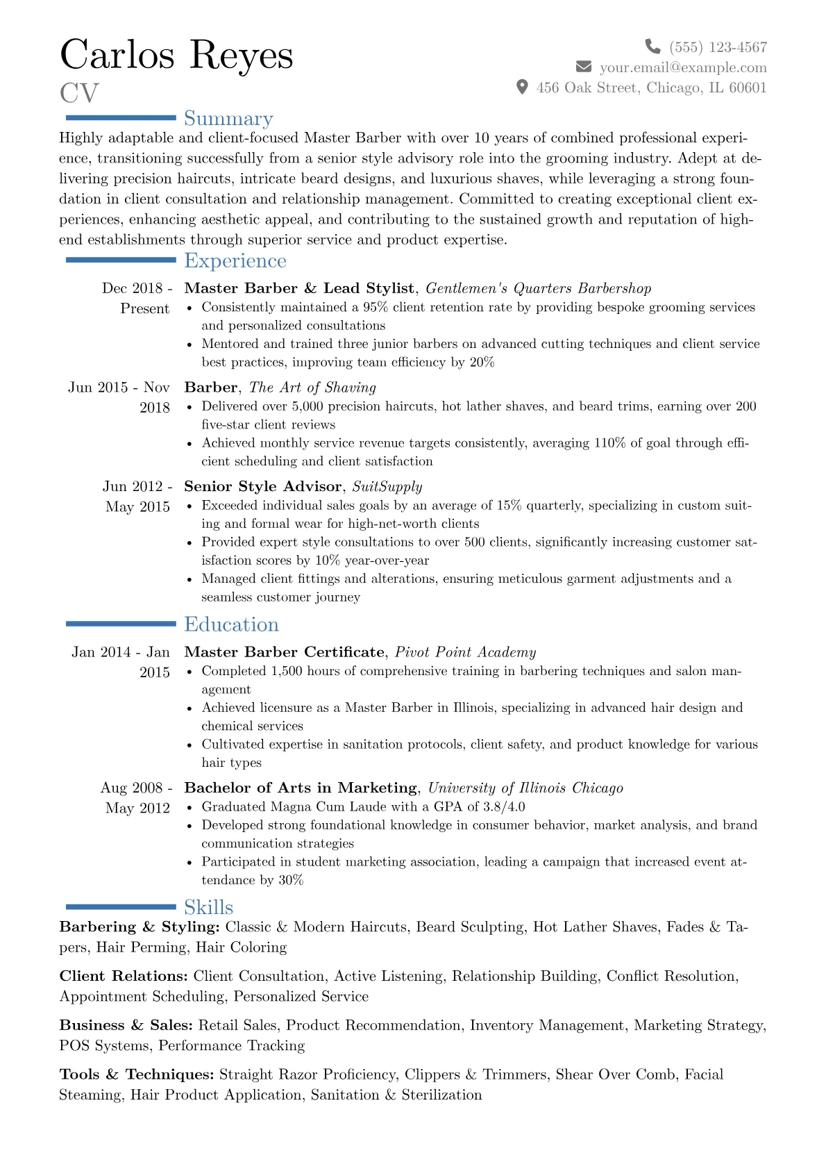 Career changer version - Page 1
