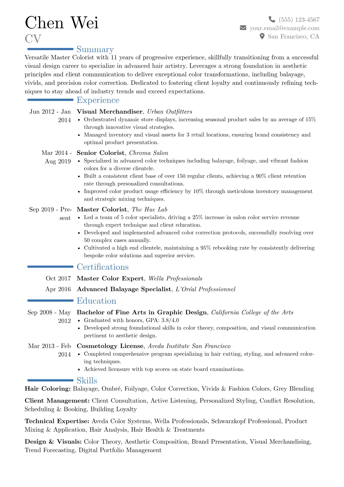 Career changer version - Page 1
