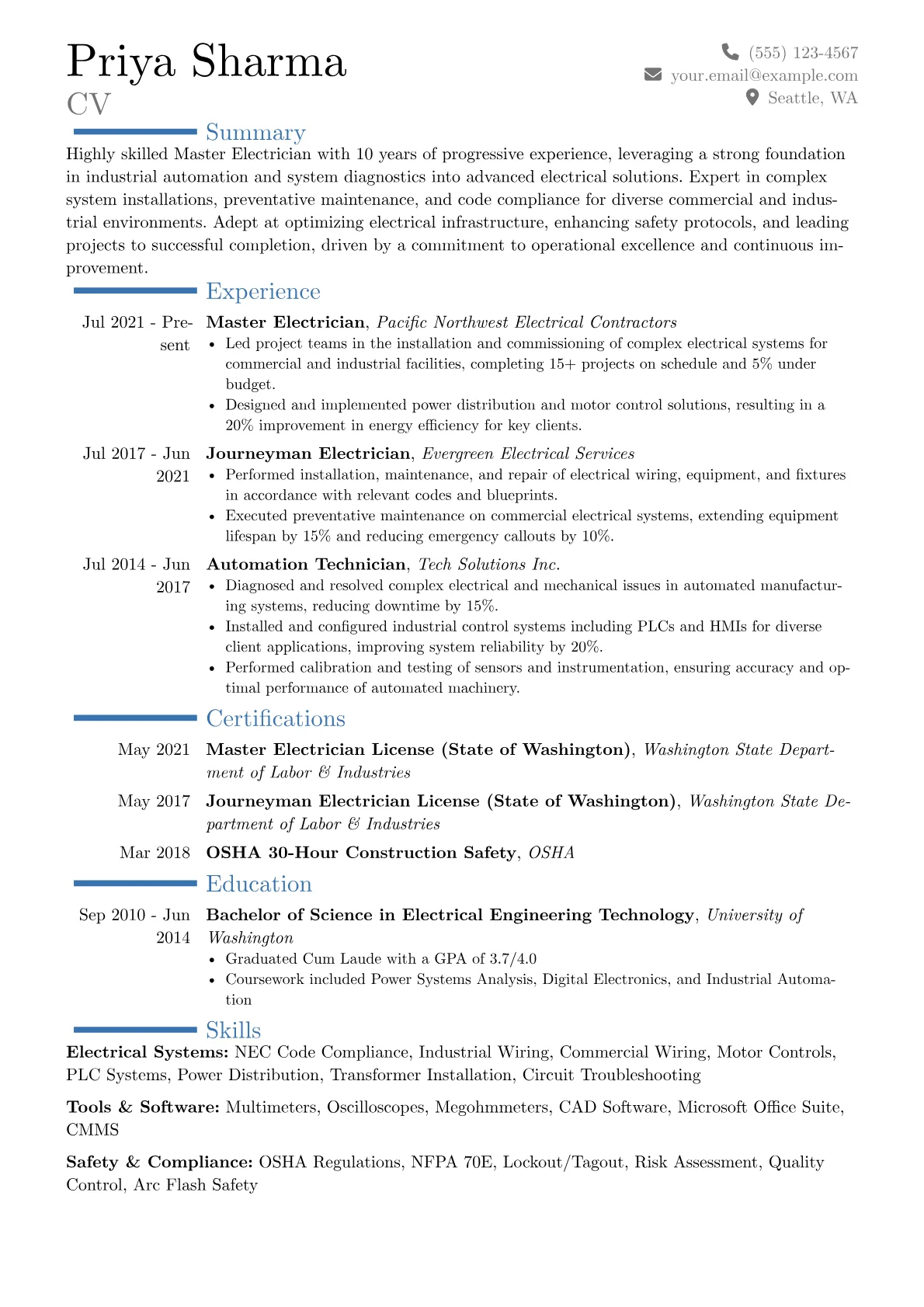 Career changer version - Page 1