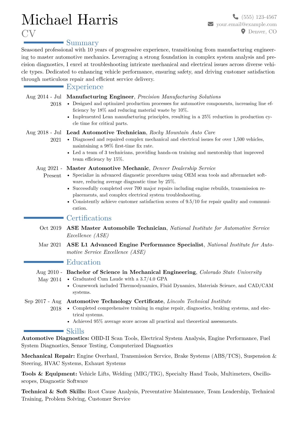Career changer version - Page 1