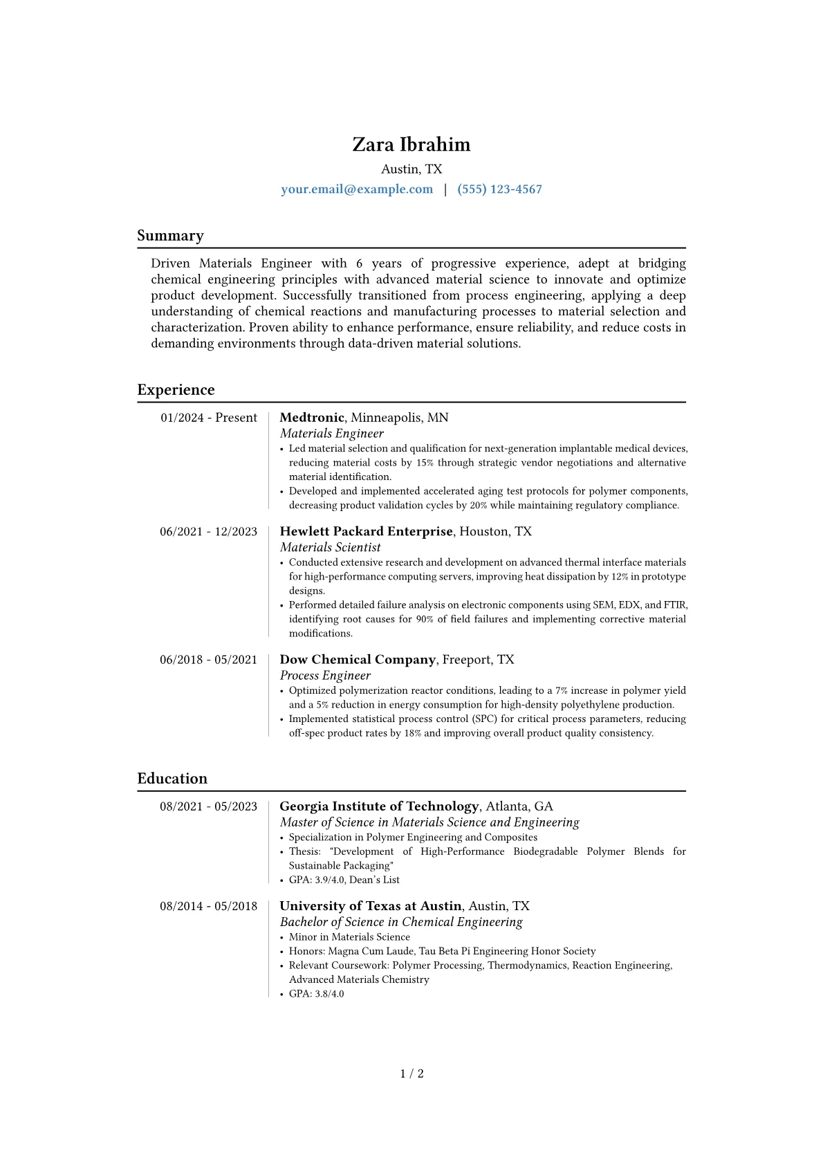 Career changer version - Page 1