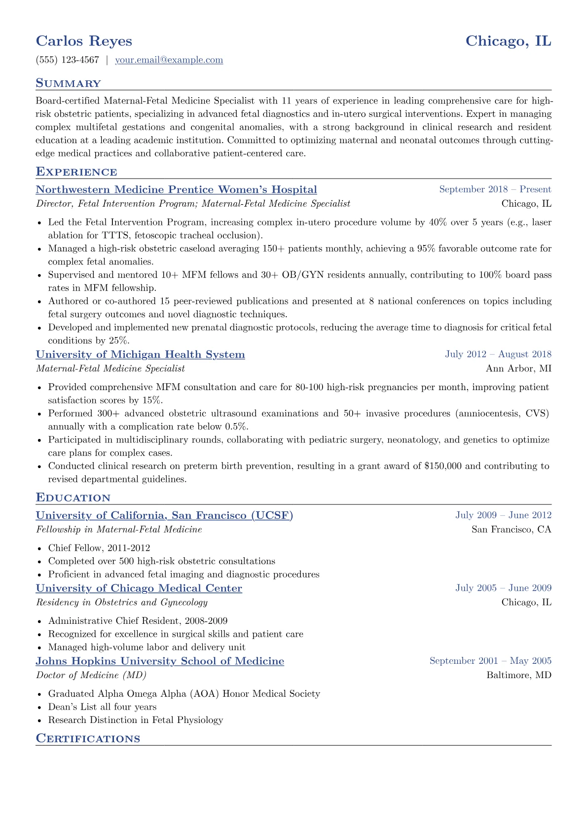 Advanced Fetal version - Page 1