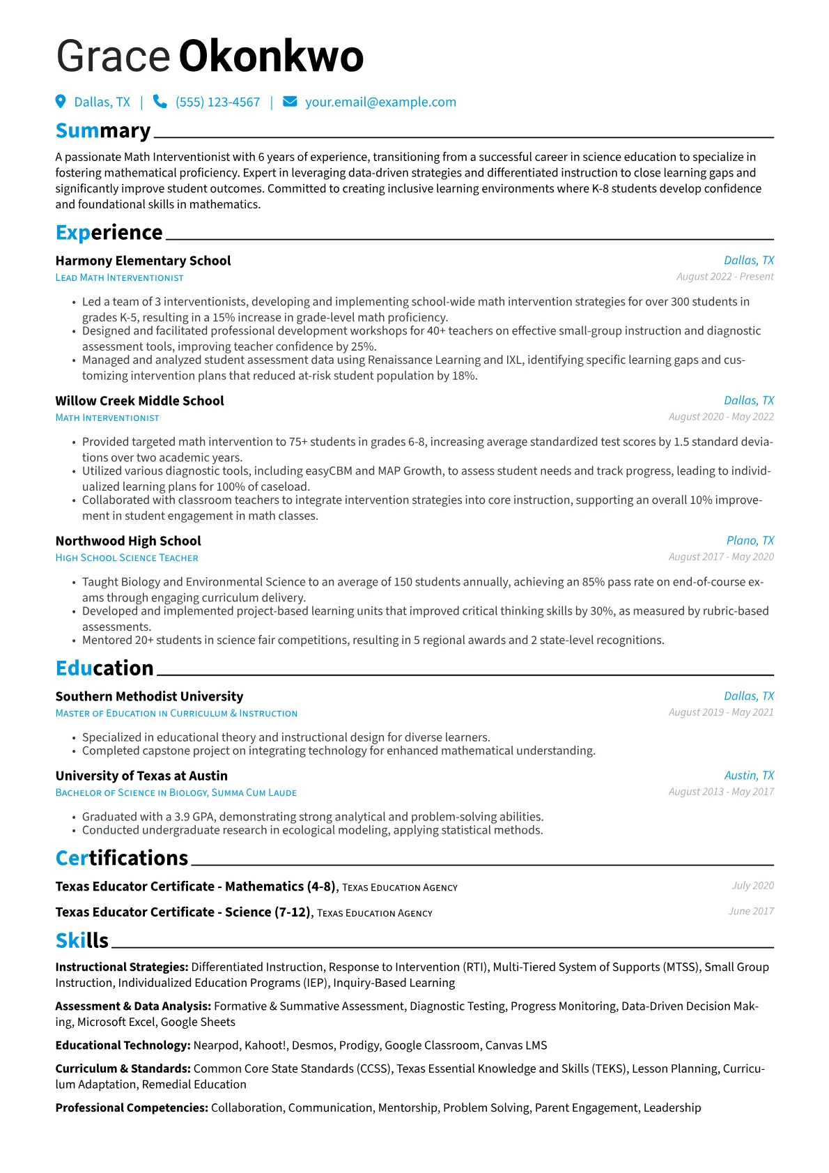 Career changer version - Page 1