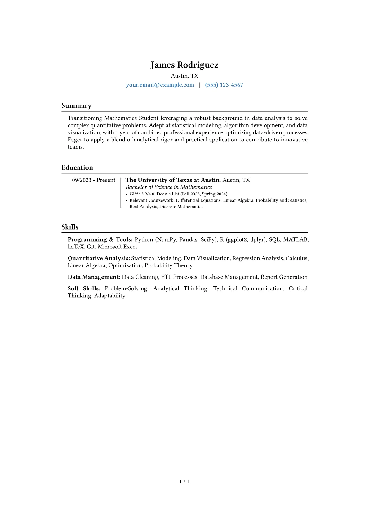 Career changer version - Page 1