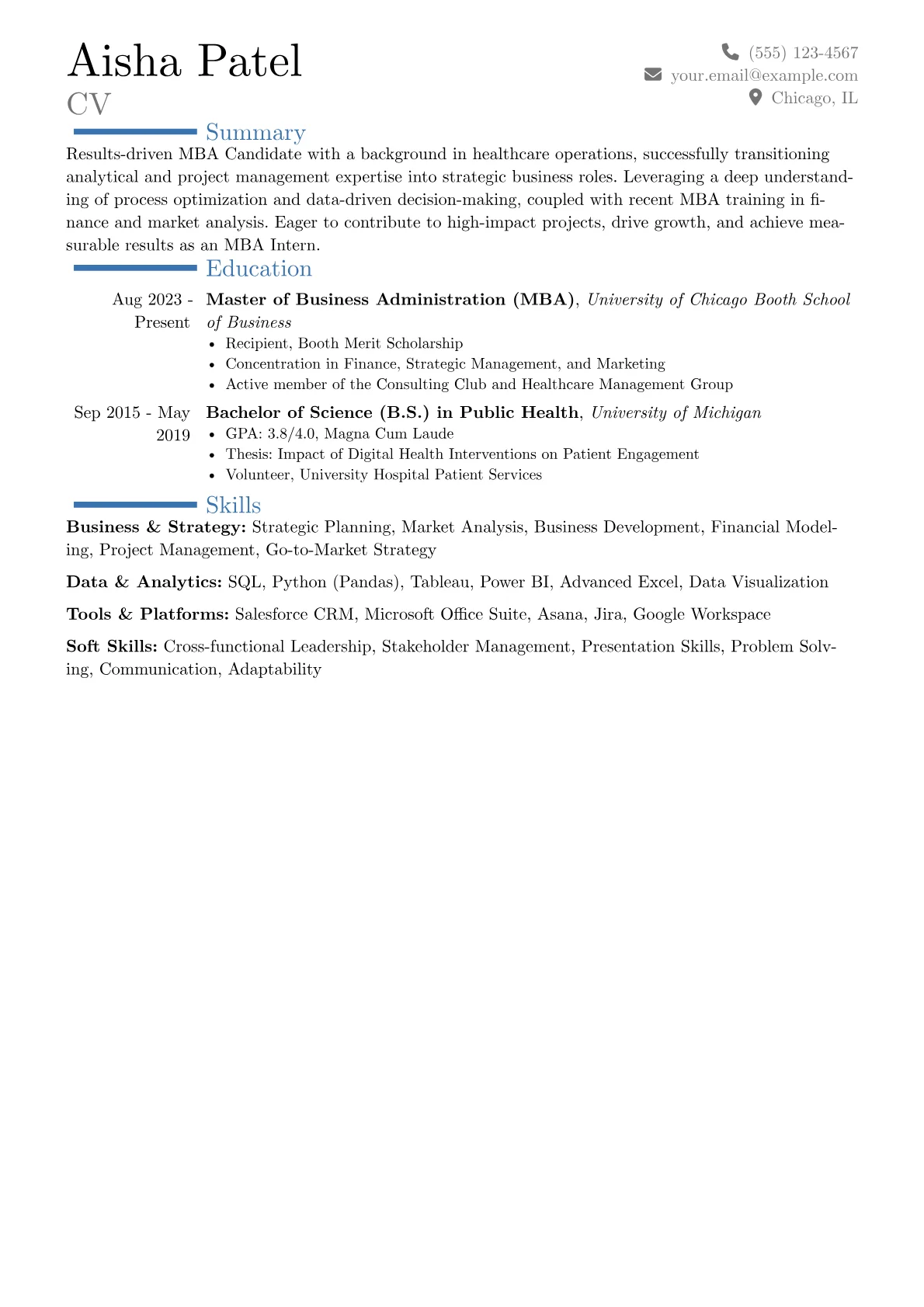Career changer version - Page 1