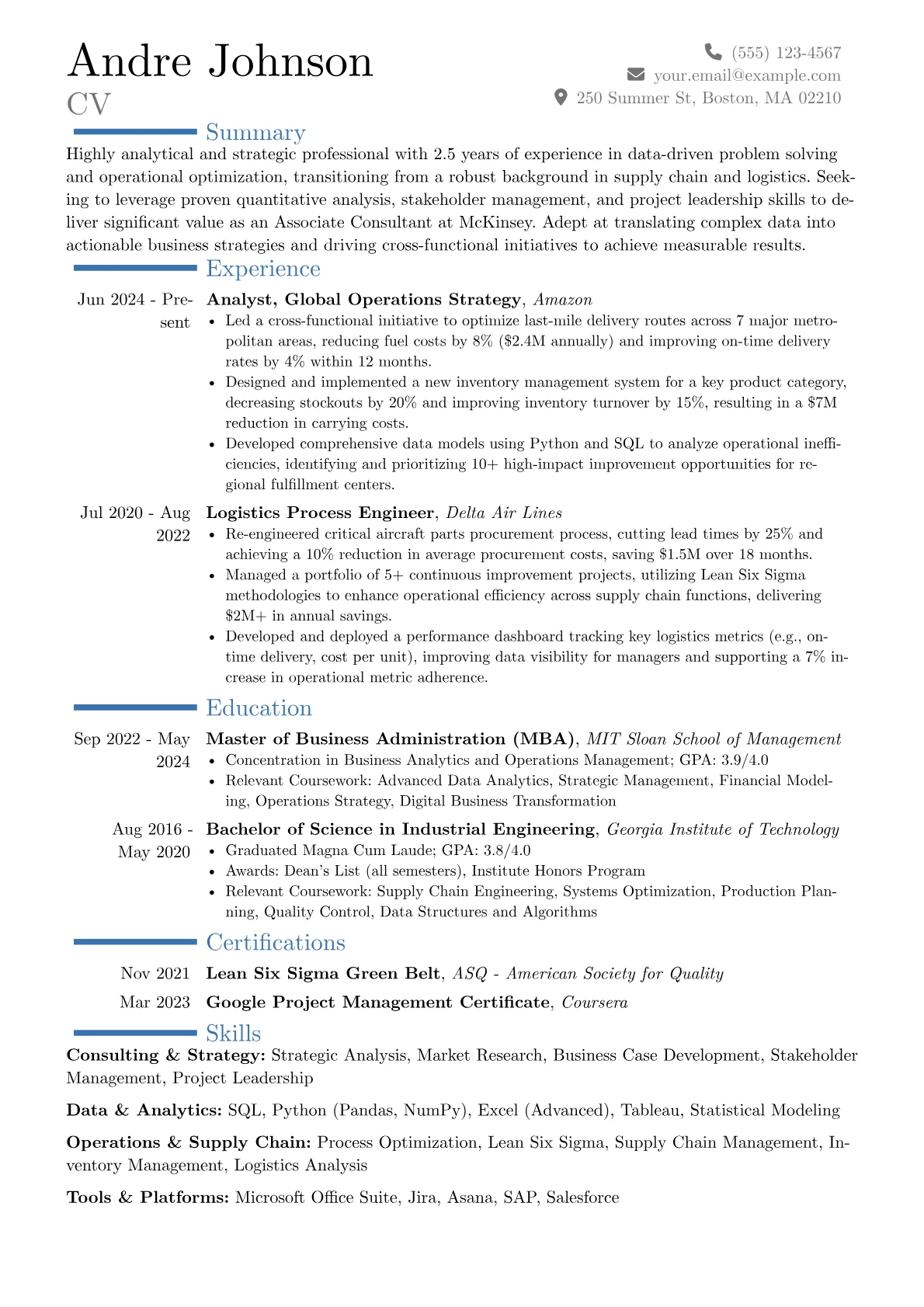 Career changer version - Page 1