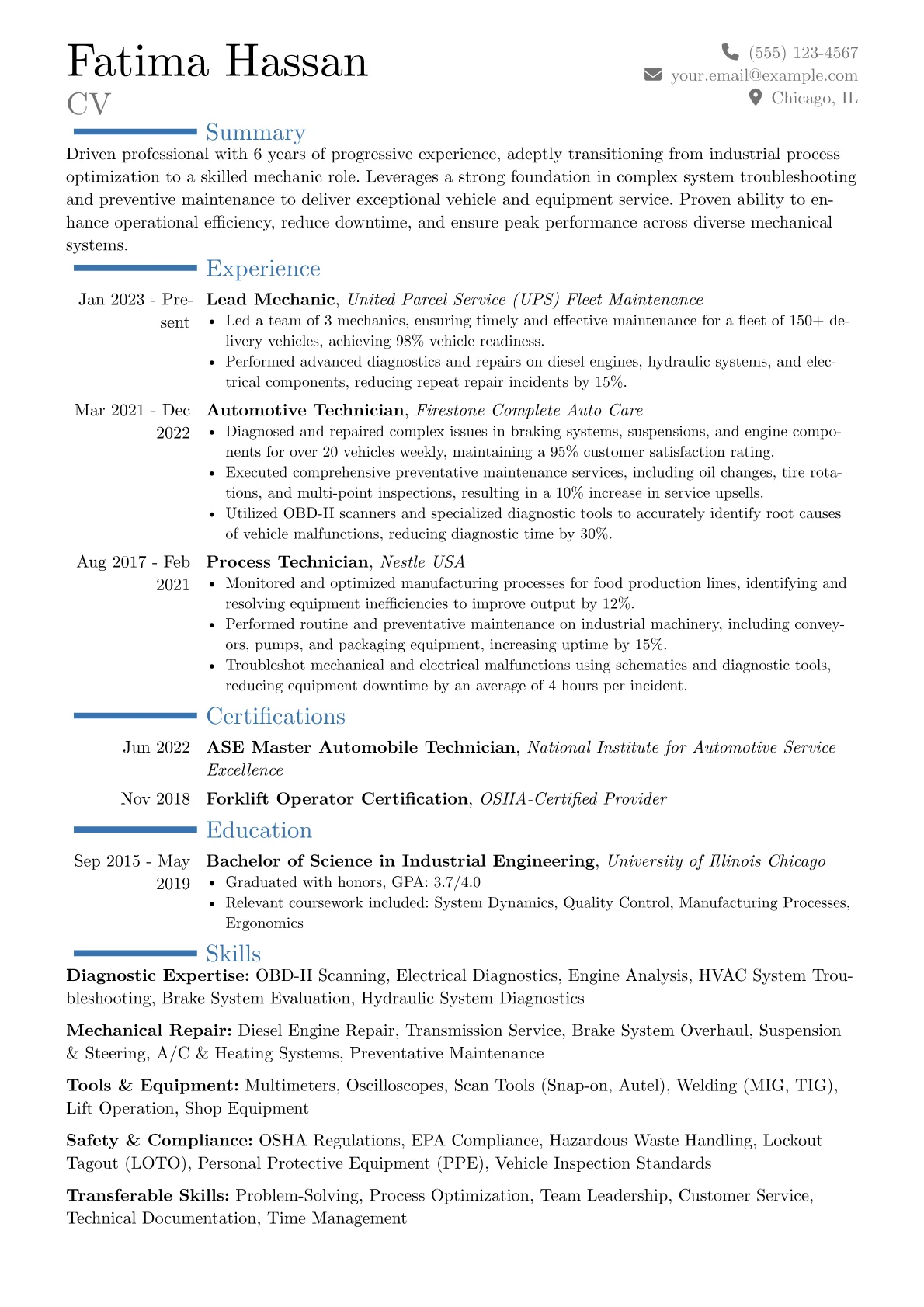 Career changer version - Page 1