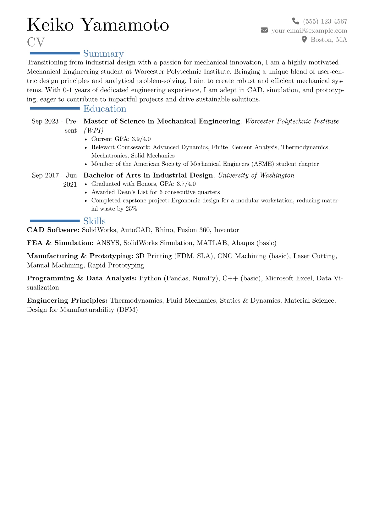 Career changer version - Page 1