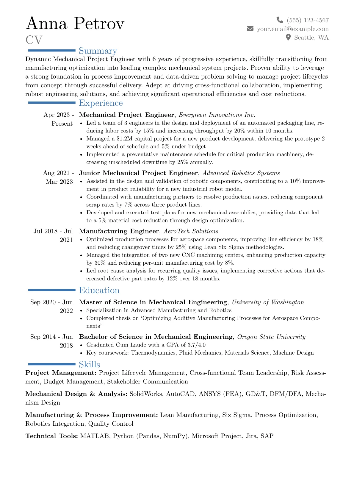 Career changer version - Page 1