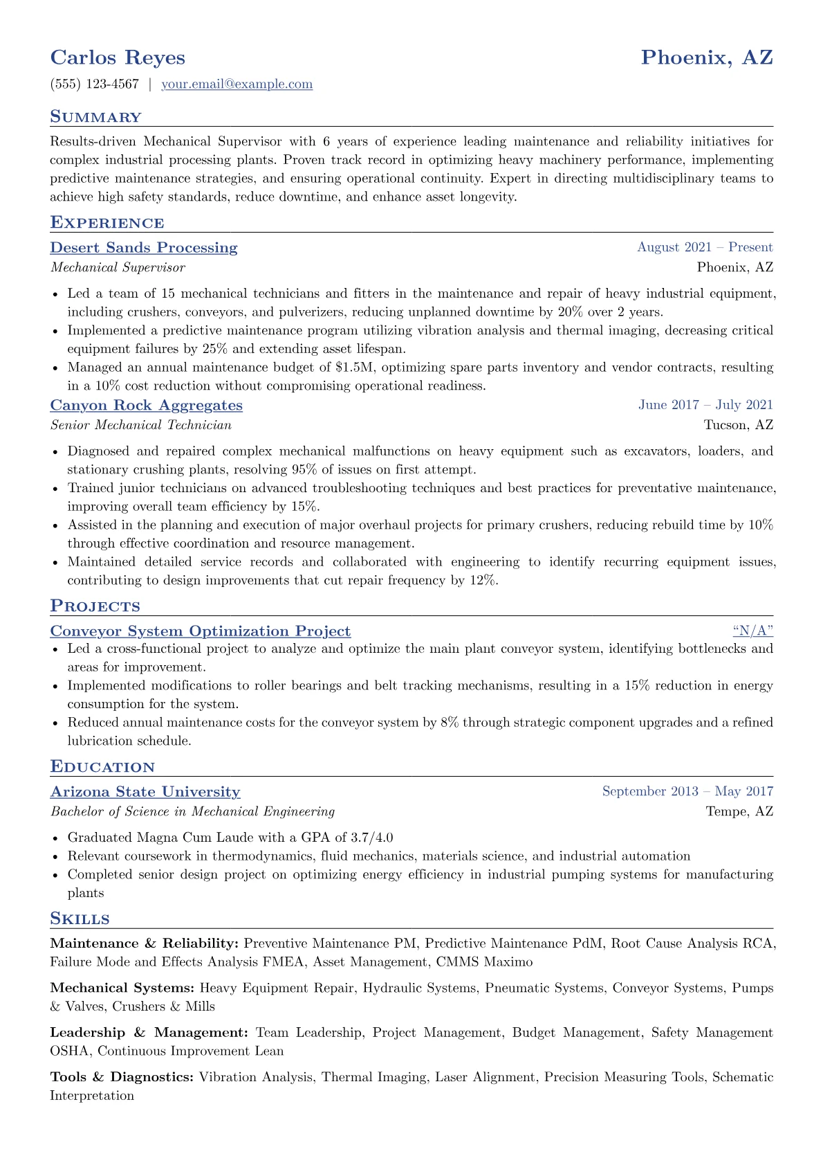 Maintenance & Reliability version - Page 1