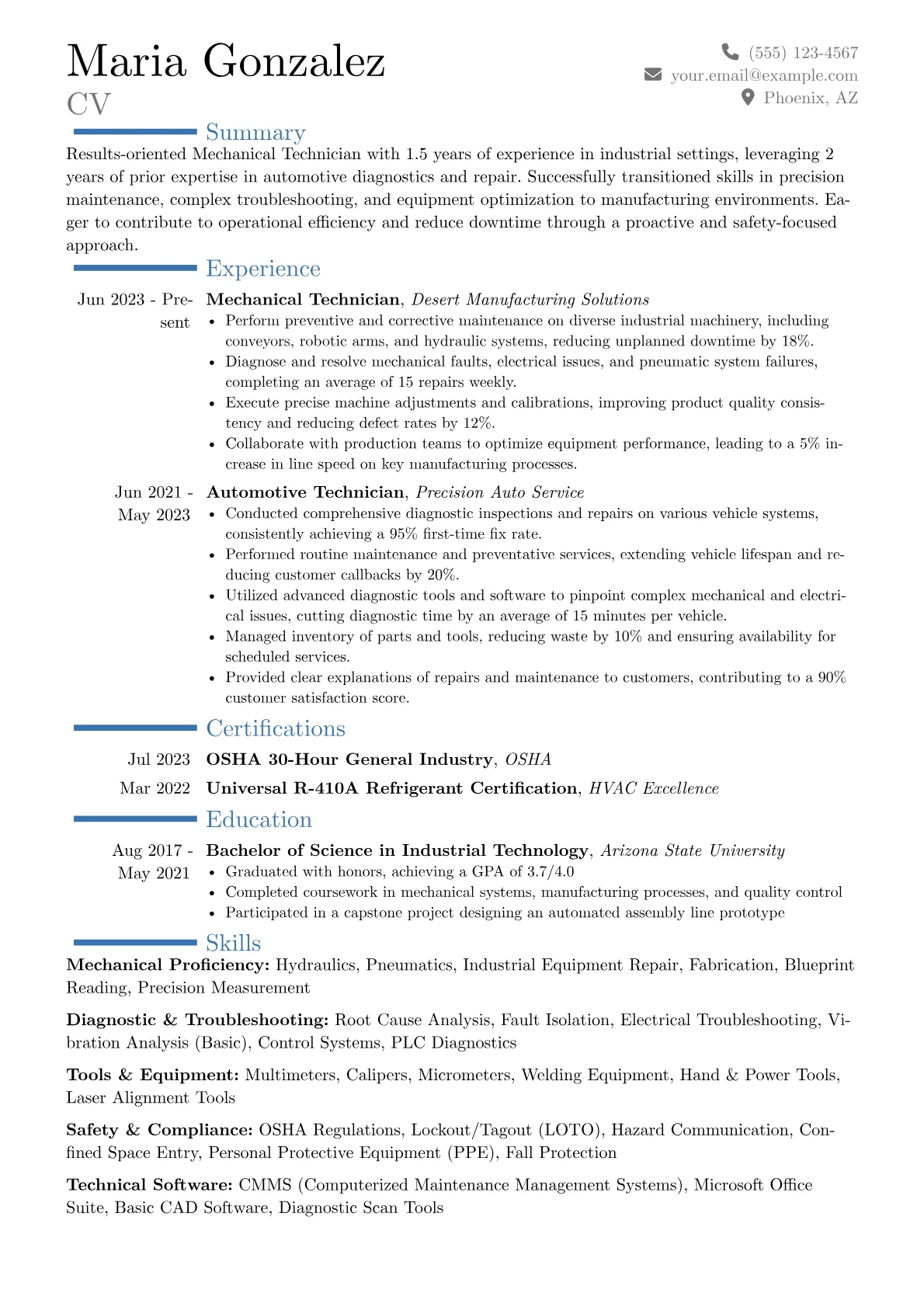 Career changer version - Page 1