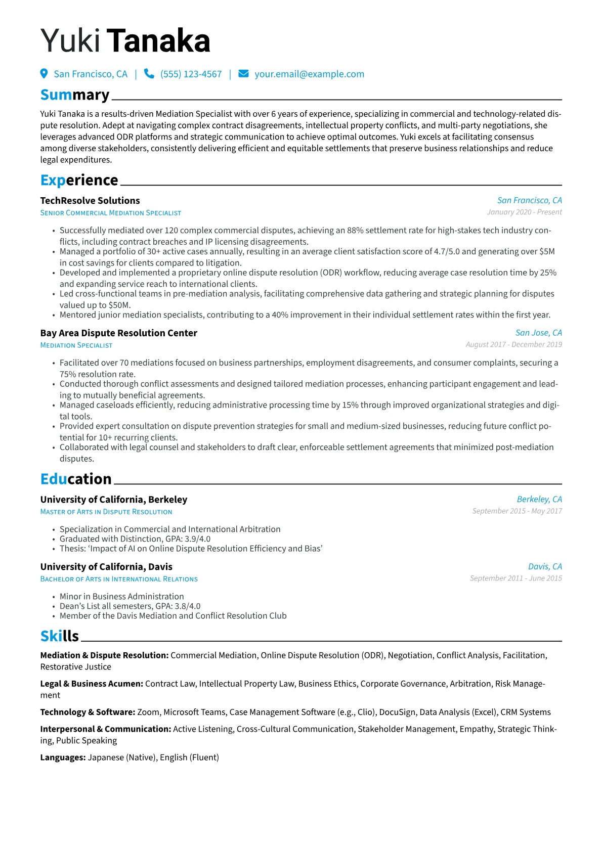 Mediation & Dispute version - Page 1