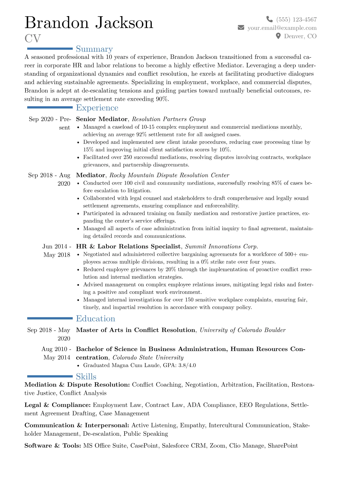 Career changer version - Page 1