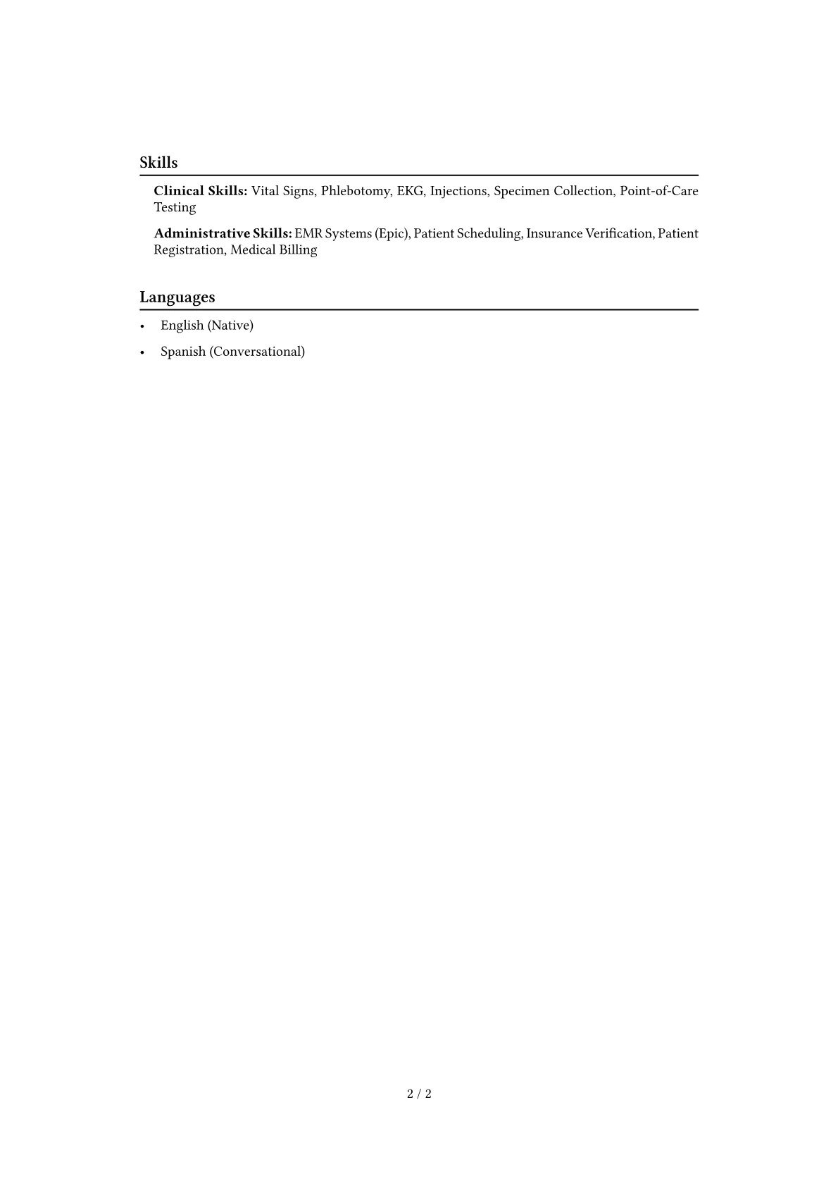Career changer version - Page 2