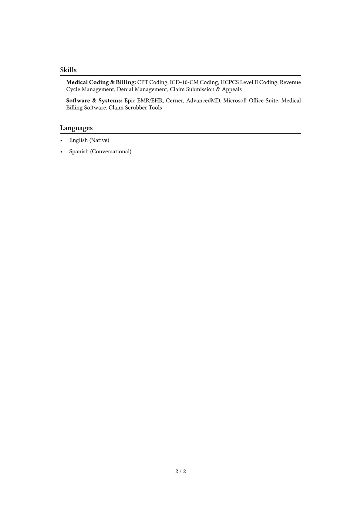 Career changer version - Page 2
