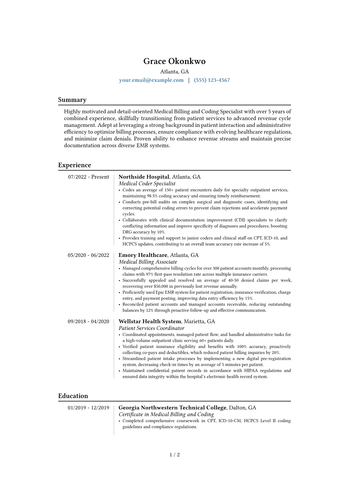 Career changer version - Page 1