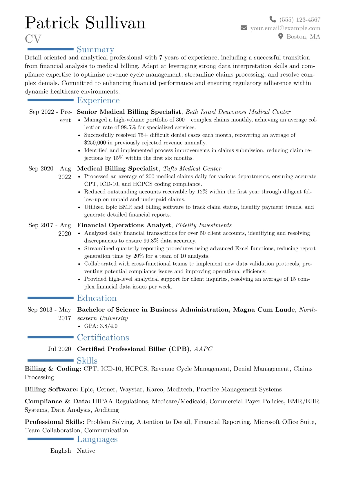 Career changer version - Page 1