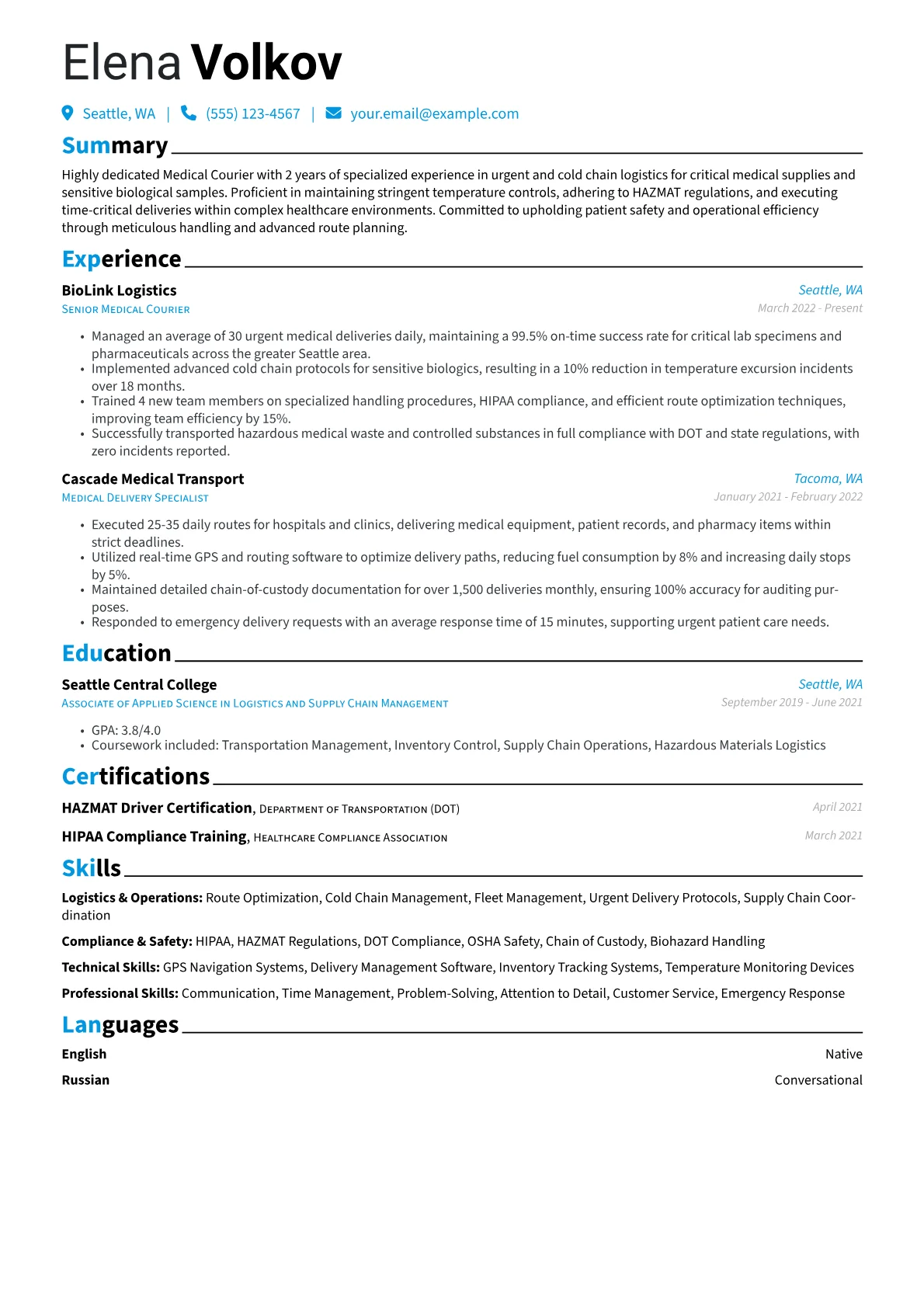 Logistics & Operations version - Page 1